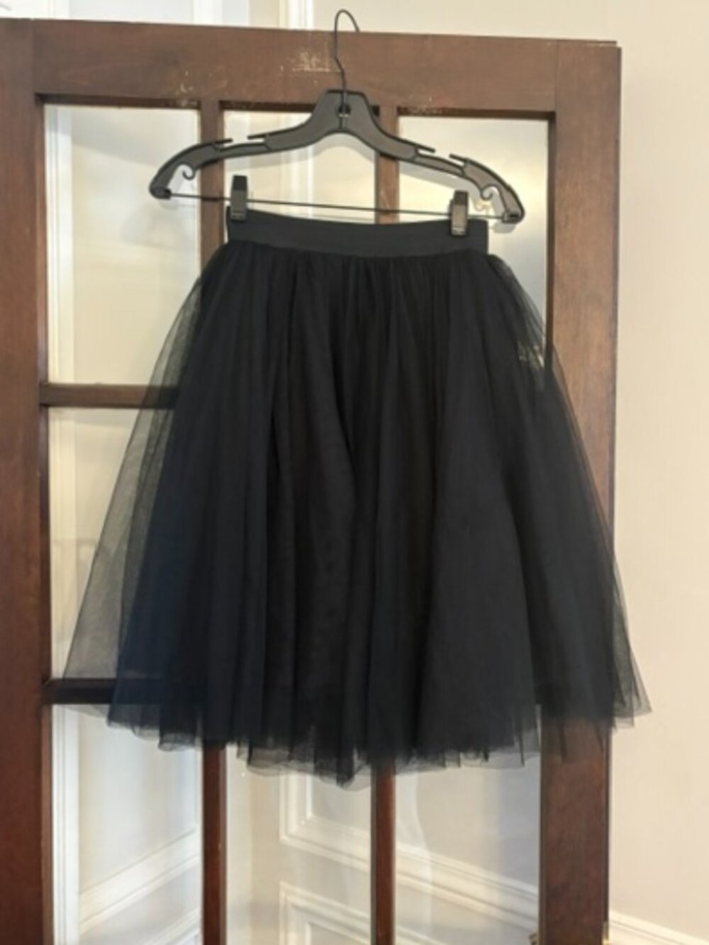 Choklate Paris Black Tulle Skirt, One Size (TU)
